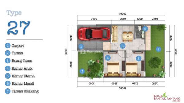 Hunian dengan konsep GREEN LIVING yang paling anyar di kawasan Tigaraksa Tangerang
