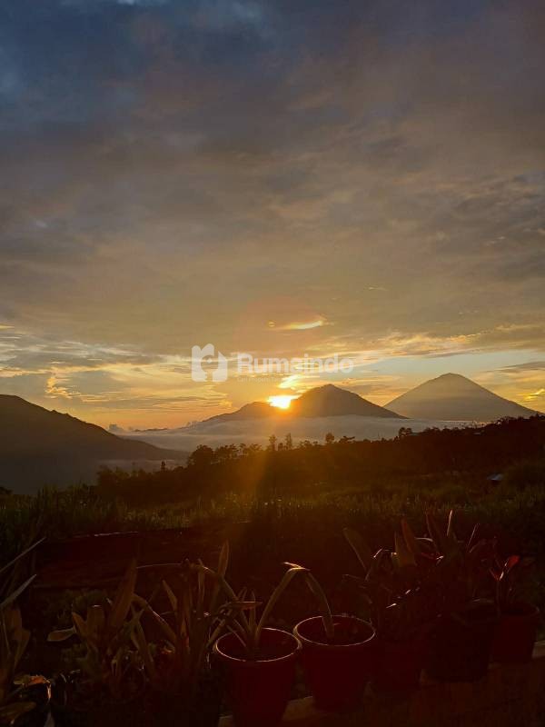 TANAH KINTAMANI - JL. UTAMA PENELOKAN (MAIN ROAD PENELOKAN) VIEW MOUNT BATUR, LAKE, CALDERA