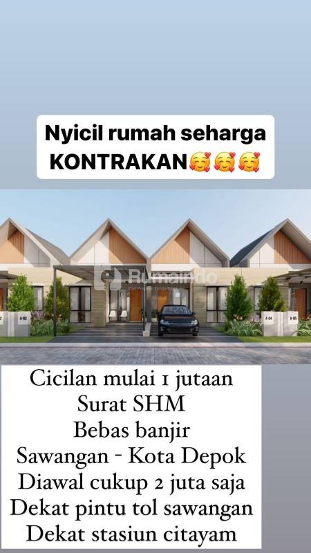 Di Jual Rumah Indent Di Perumahan Diamond Green Sawangan Depok