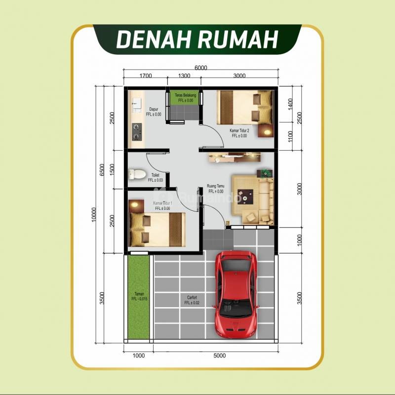 Grand Artha Mulya Rumah Komerisil Angsuran Subsidi Tanpa DP