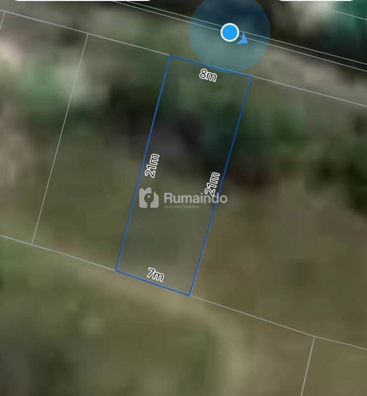 Tanah lingkungan villa di Kerobokan, akses jalan 5 meter