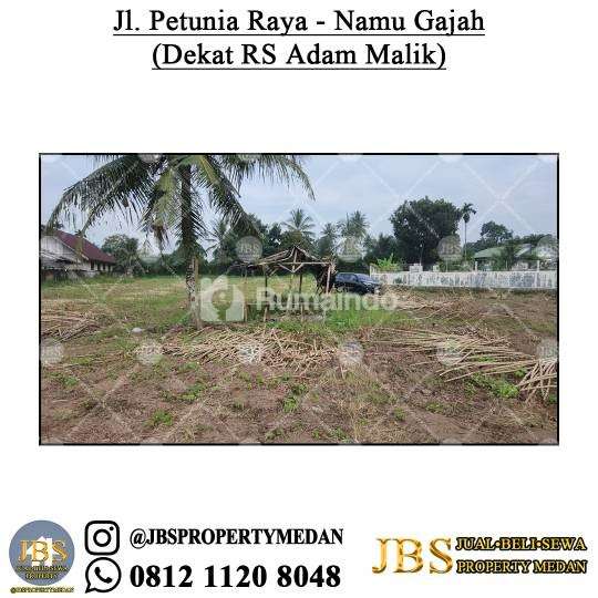 Dijual Tanah Kosong Jl. Petunia Raya - Namu Gajah (Dekat RS Adam Malik)