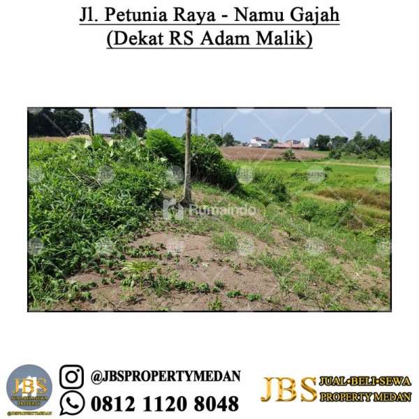 Dijual Tanah Kosong Jl. Petunia Raya - Namu Gajah (Dekat RS Adam Malik)