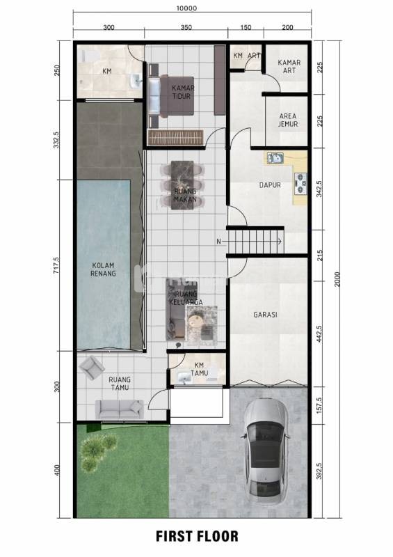 Jual rumah baru baruk tengah rungkut surabaya timur