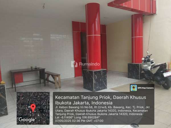 Ruko di Jalan Kebon Bawang VIII, Tanjung Priok, Jakarta Utara, Via Lelang