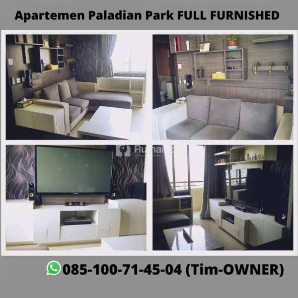 FOR SALE  Apartemen Paladian Park Tower G - FULL FURNISHED