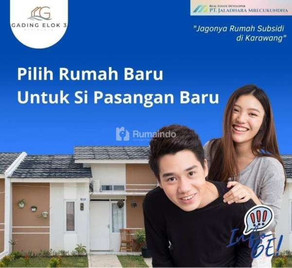 Perumahan Subsidi Angsuran Flat Sampai Lunas " GADING ELOK 3 RESIDENCE " Mall Cikampek