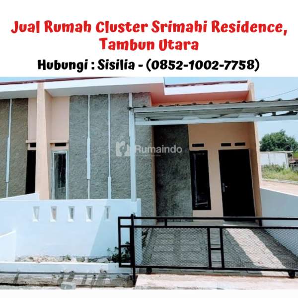 Jual Rumah Cluster Srimahi Residence, Tambun Utara