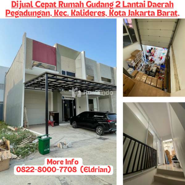 Dijual Cepat Rumah Gudang 2 Lantai Daerah Pegadungan, Kec. Kalideres, Kota Jakarta Barat