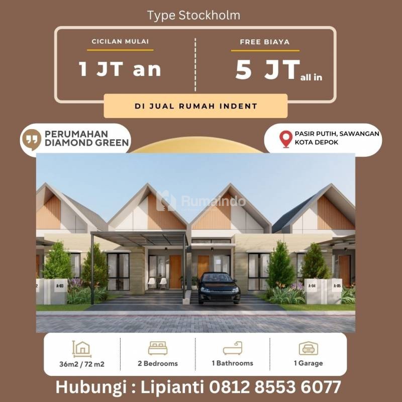 Di Jual Rumah Indent Di Perumahan Diamond Green Sawangan Depok
