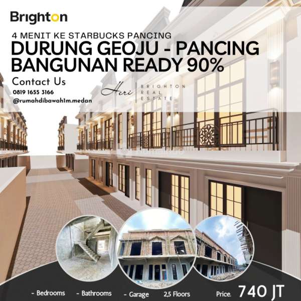 Townhouse Baru, Durung Geoju, Inti Kota - 4 Menit Ke Starbucks Pancing