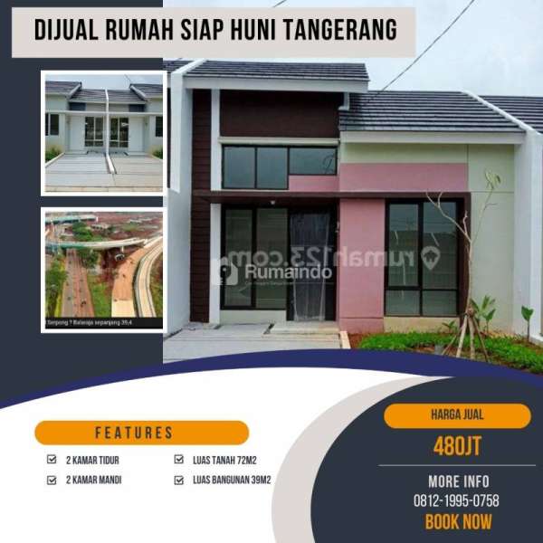 RUMAH BARU SIAP HUNI READY STOCK DEKAT STASIUN DAN TOLL