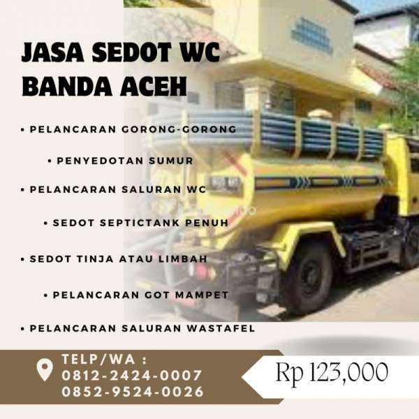 JASA SEDOT WC MURAH BANDA ACEH!!