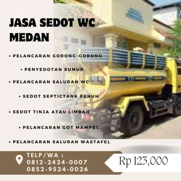 JASA SEDOT WC MURAH MEDAN