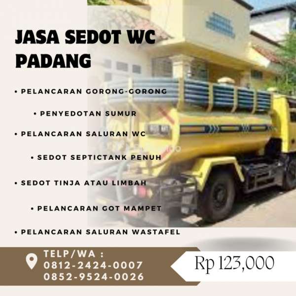 JASA SEDOT WC MURAH PADANG