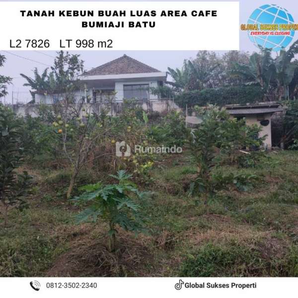 TANAH KEBUN SUBUR HARGA BAGUS DI BUMIAJI KOTA BATU.