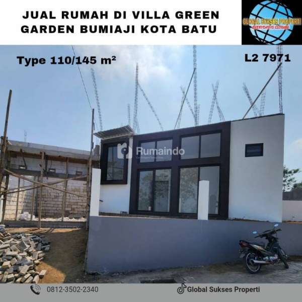 Villa Modern Setengah Jadi View Alam Akses Mudah Di Green Garden Batu
