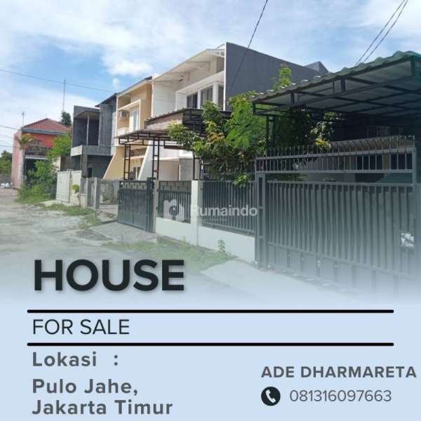 Di jual rumah 2 lantai di dalam perumahan,  pulo jahe jakarta timur