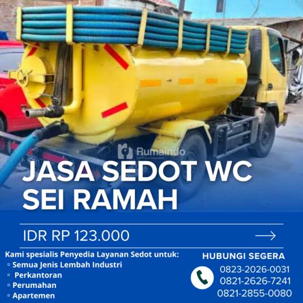 JASA SEDOT WC MURAH SEI RAMAH