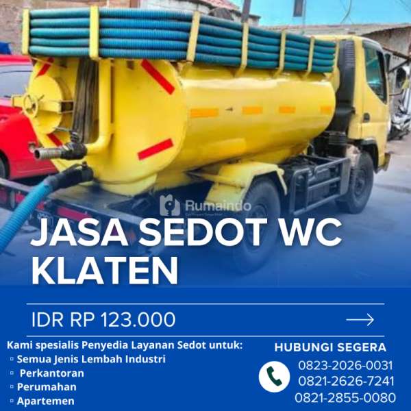 JASA SEDOT WC MURAH KLATEN