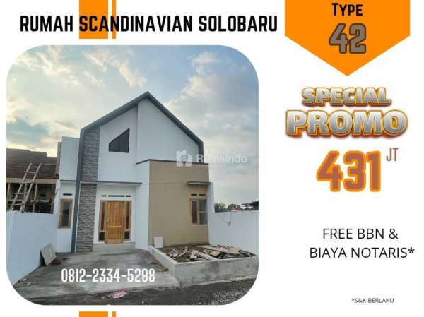 PROPERTI DEKAT SOLOBARU RUMAH NYAMAN DI BAKI SUKOHARJO