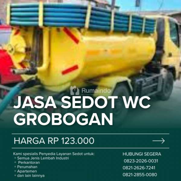 JASA SEDOT WC MURAH GROBOGAN