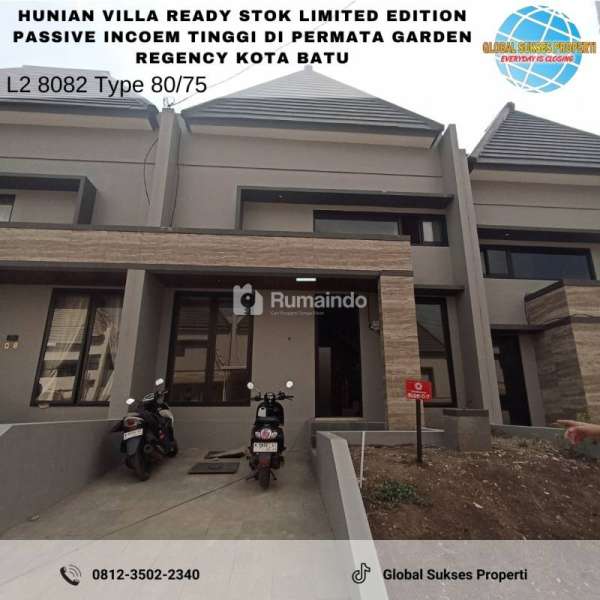 Villa modern dan ekslusif di Permata Garden Regency Batu