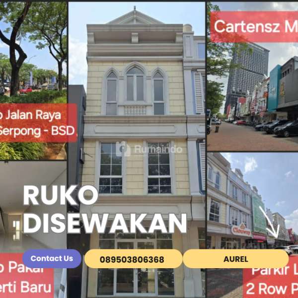 DISEWAKAN Ruko di GADING SERPONG.