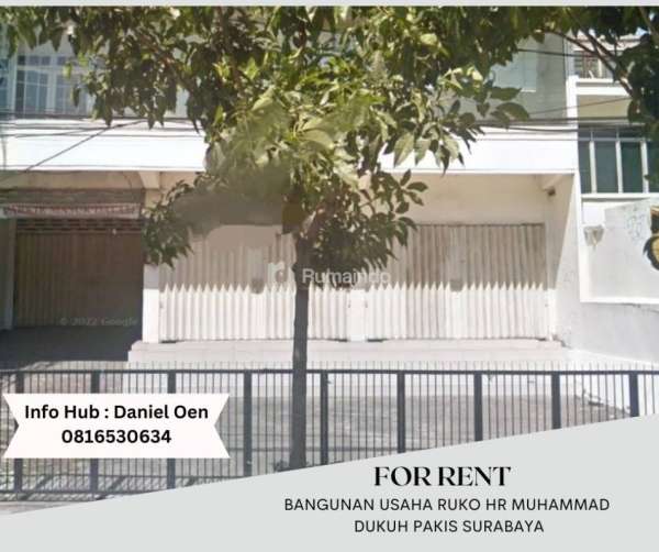 Disewakan Bangunan Usaha Ruko HR Muhammad