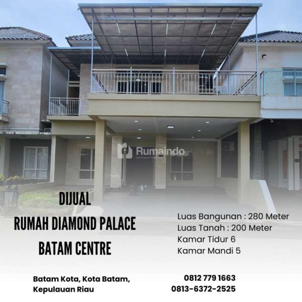 DIJUAL RUMAH DIAMOND PALACE BATAM CENTRE