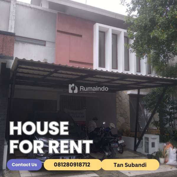 DISEWAKAN RUMAH LOKASI DISCOVERY CLUSTER CONCERVA BINTARO