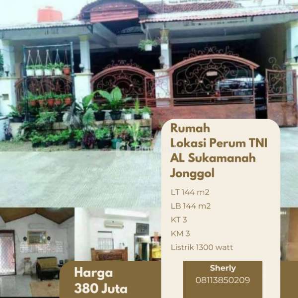 Dijual Rumah Lokasi Perum TNI AL Sukamanah Jonggol