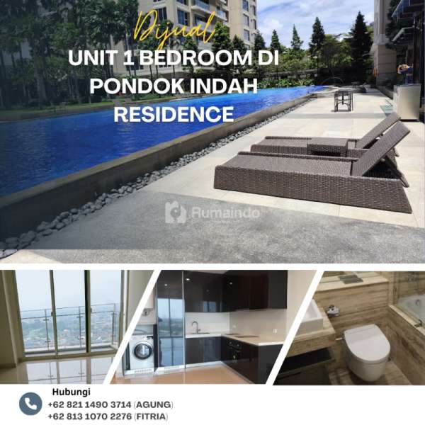 Dijual Unit 1 Bedroom di Pondok Indah Residences