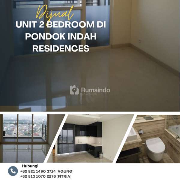 Dijual Unit 2 Bedroom di Pondok Indah Residences