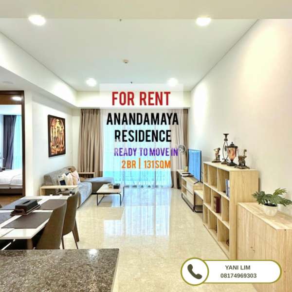 FOR RENT Anandamaya Residences Sudirman